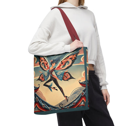 The Dragon Fairy of the Temple Tote Bag – Mythic Grace & Ancient Power