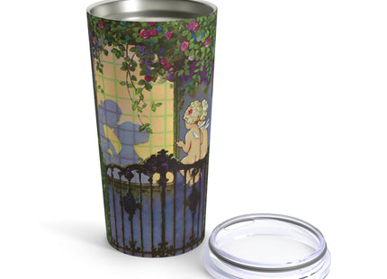 Whispers of Love: A Vintage Art Deco Fairytale Tumbler 20oz
