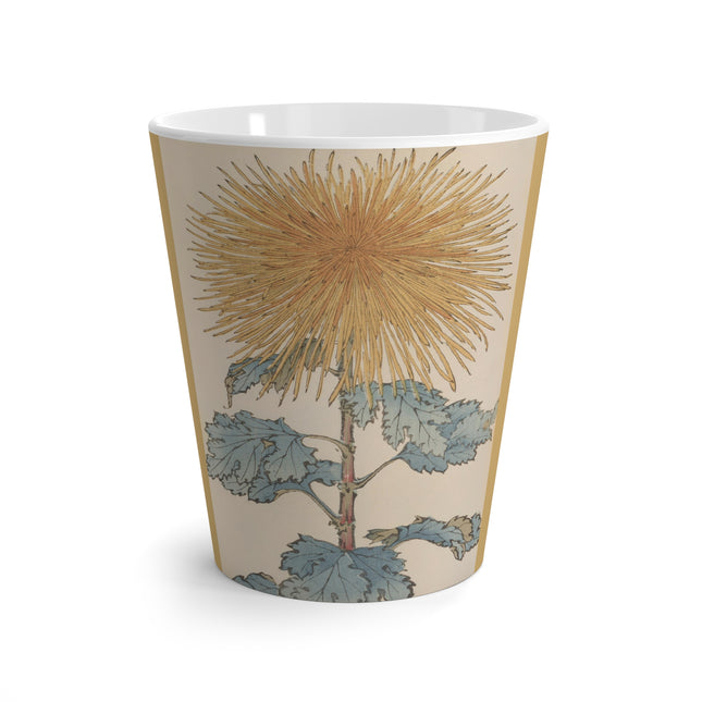 Keika hyakugiku, Pl.10 by Keika Hasegawa Latte Mug