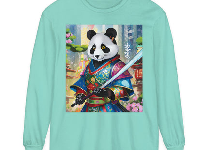 Cyberpunk Samurai Garment-dyed Long Sleeve T-Shirt