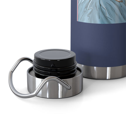 The Enchanting Painter: A Fairy's Artistic Touch Copper Vacuum Insulated Bottle, 22oz