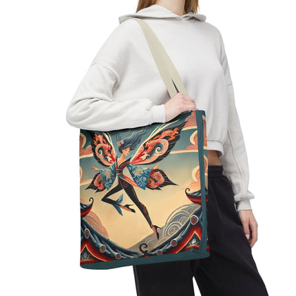 The Dragon Fairy of the Temple Tote Bag – Mythic Grace & Ancient Power