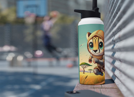 Swift Cheetah Stainless Steel Water Bottle, Standard Lid