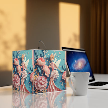 Peony Fairy Light Cube Lamp
