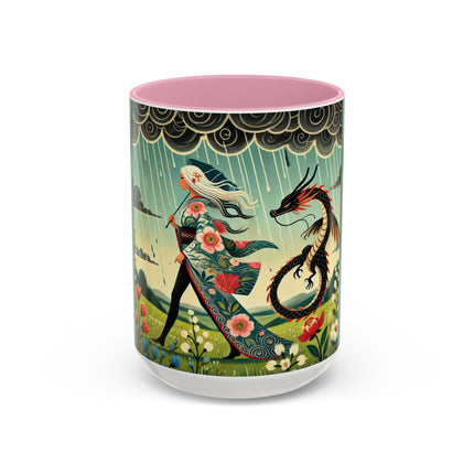 The Dragon Fairy’s Stride Colorful Mugs (11oz, 15oz)