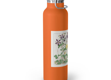 Aquilegia Flower by Tanigami Kônan Copper Vacuum Insulated Bottle, 22oz