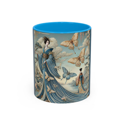 Butterfly Empress Colorful Mug – Graceful Butterflies & Timeless Elegance