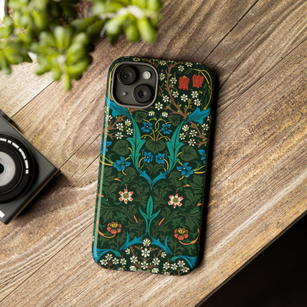 Tulip by William Morris Phone Cases