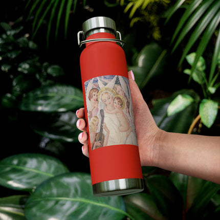 Madonna with Child Surrounded by Musical Angels by Gerda Wegener Copper Vacuum Insulated Bottle, 22oz