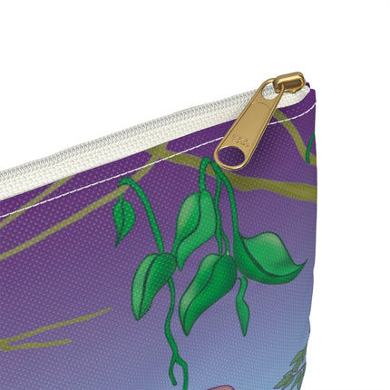 A Fairy’s Delight Accessory Pouch – Art Deco Whimsy & Floral Grace