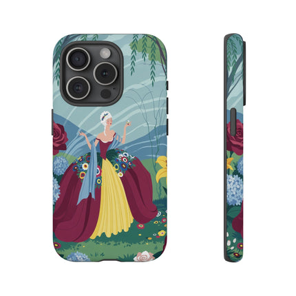 🌹🌿 The Willow Garden Promenade Phone Case – Art Deco Floral Elegance