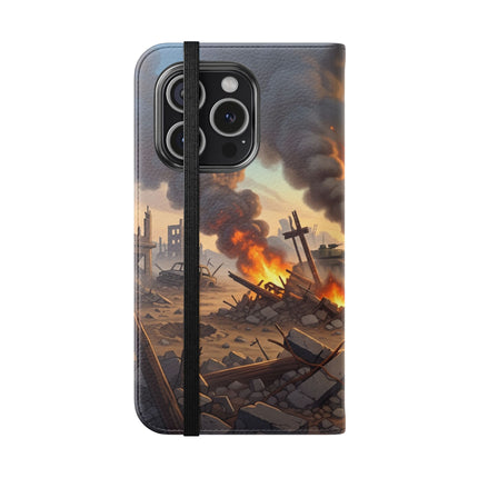 🦉🌟 The Owl on the Front Lines Flip Case – Courage & Quiet Strength