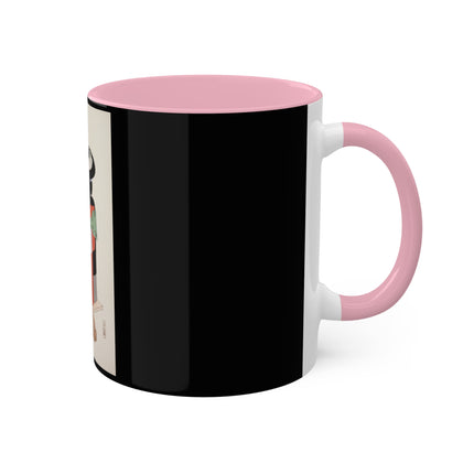 Illustrations of Japanese Toys Pl.020 by Kawasaki Kyosen Colorful Mugs, 11oz