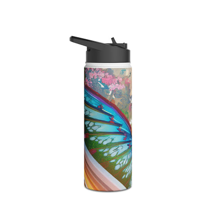 Cyberpunk Chic Stainless Steel Water Bottle