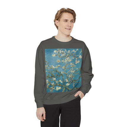 Almond Blossom by Vincent van Gogh Unisex Garment-Dyed Sweatshirt