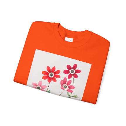 Anemoon, Anemone by Anselmus Boëtius de Boodt Heavy Blend™ Crewneck Sweatshirt