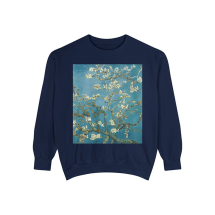 Almond Blossom by Vincent van Gogh Unisex Garment-Dyed Sweatshirt