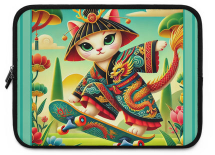 Dragon Dance on Wheels Laptop Sleeve