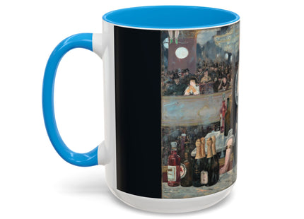 A Bar at the Folies-Bergère by Edouard Manet Colorful Mugs (11oz, 15oz)