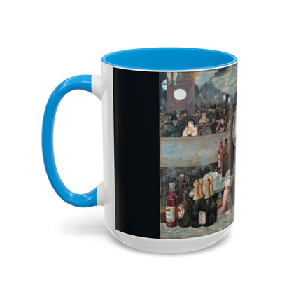 A Bar at the Folies-Bergère by Edouard Manet Colorful Mugs (11oz, 15oz)
