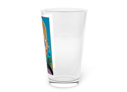 March & Aquamarine Zodiac Pint Glass