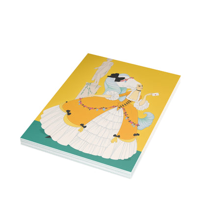 💌🌼 The Lady With The Secret Letter Postcard Bundles – Art Deco Romantic Elegance