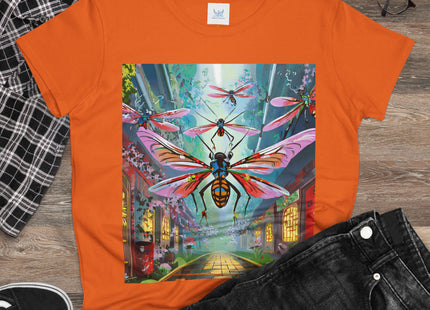 Neon Swarm Cotton Tee