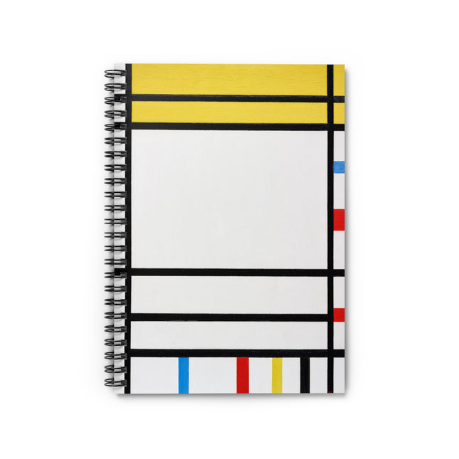 Place de la Concorde by Piet Mondrian Spiral Notebook - Ruled Line