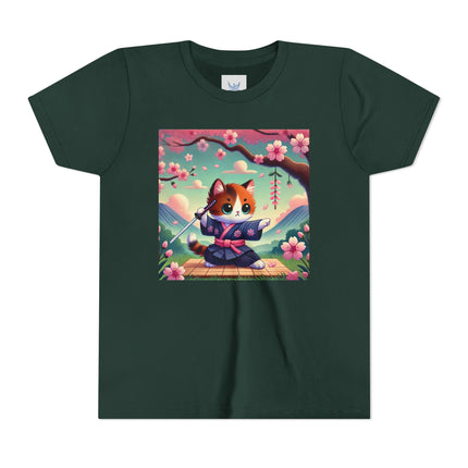 Samurai Kitten Youth Short Sleeve Tee