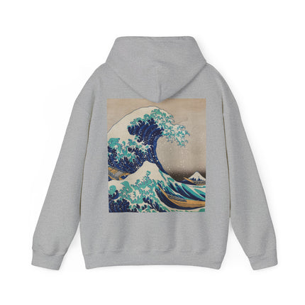 The Great Wave off Kanagawa by Katsushika Hokusai Heavy Blend™ Hooded Sweatshirt