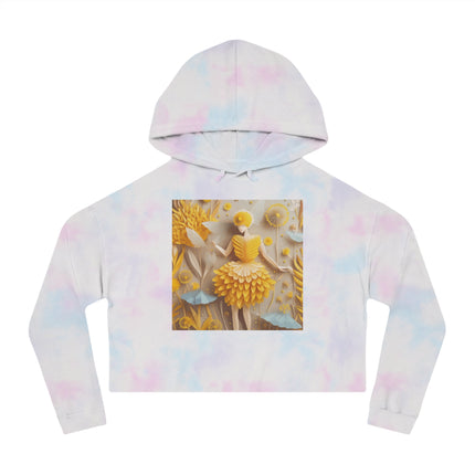 Dandelion Fairy Women’s Cropped Hooded Sweatshirt