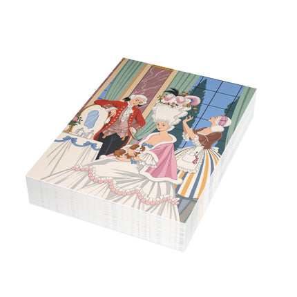 🌸🎀 France In The 18th Century Postcards With Envelopes – George Barbier Rococo Elegance