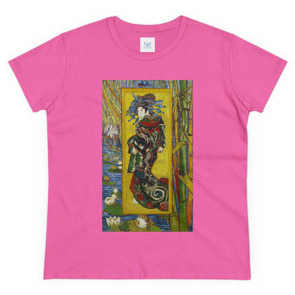 Courtesan (after Eisen) by Vincent van Gogh Women's Midweight Cotton Tee