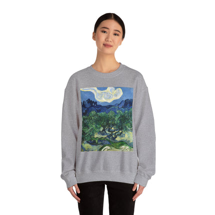 Olive Trees by Vincent Van Gogh Unisex Heavy Blend™ Crewneck Sweatshirt