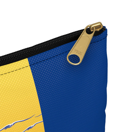 Golden Seas and Whimsical Dreams Accessory Pouch – Art Deco Nautical Design