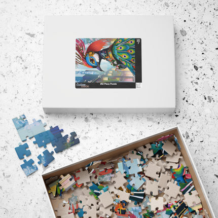 Techno Plumes Puzzle (110, 252, 520, 1014-piece)