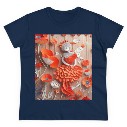 Poppy Fairy Women's Midweight Cotton Tee
