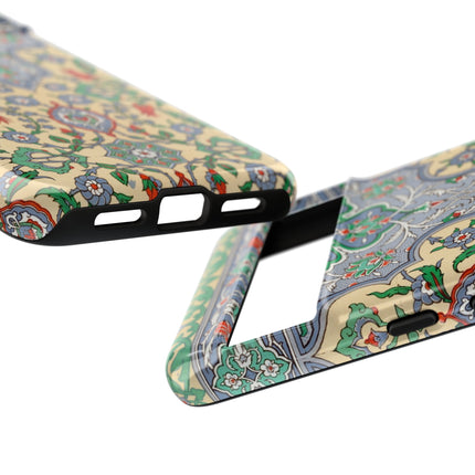 Arabic Art Pattern, Plate by Emile Prisse d’Avennes Phone Cases