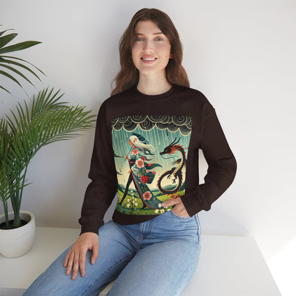 The Dragon Fairy’s Stride Heavy Blend™ Crewneck Sweatshirt