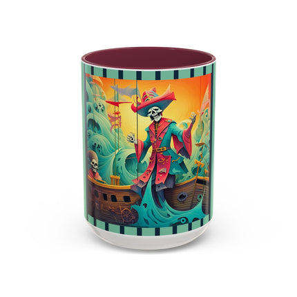 Skeleton Crew of the Misty Seas Colorful Mugs (11oz, 15oz)