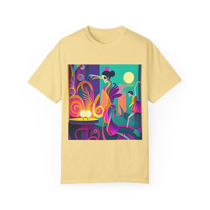 Dance of the Skeleton Ballerinas Unisex Garment-Dyed T-shirt