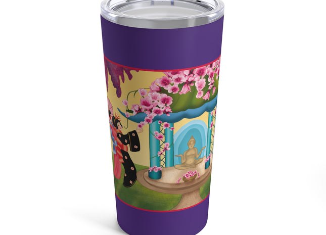 A Dance of Colors and Serenity by Carlo Chiostri Tumbler 20oz