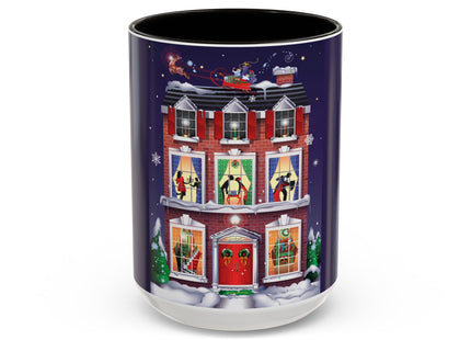 A Christmas Eve Celebration Colorful Mugs (11oz, 15oz)
