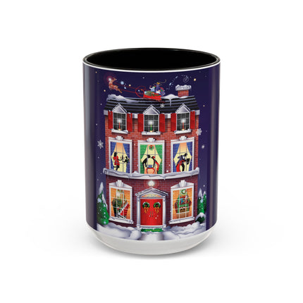 A Christmas Eve Celebration Colorful Mugs (11oz, 15oz)