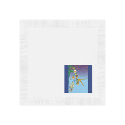 A Fairy's Delight White Coined Napkins