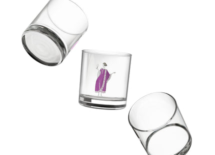 Jamais prêtes! (Never Ready!) by Charles Martin Rocks Glass, 10oz