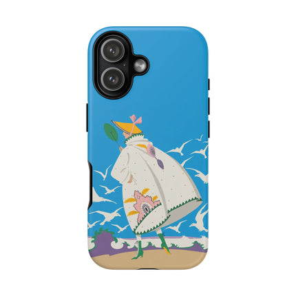 Seaside Wanderer Phone Case – Whimsical Charm & Coastal Delight