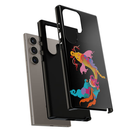 Golden Koi Phone Case – Lucky Swim & Vibrant Fortune