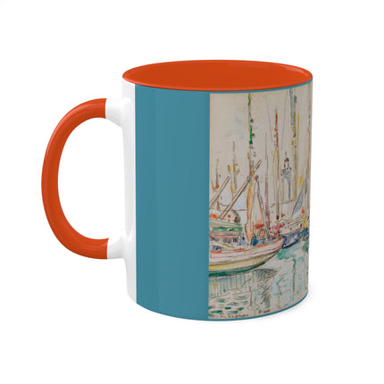 Groix by Paul Signac Colorful Mugs, 11oz