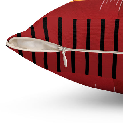 La décoration moderne dans le textile Pl. 3 by Gaston Charlet Spun Polyester Square Pillow
